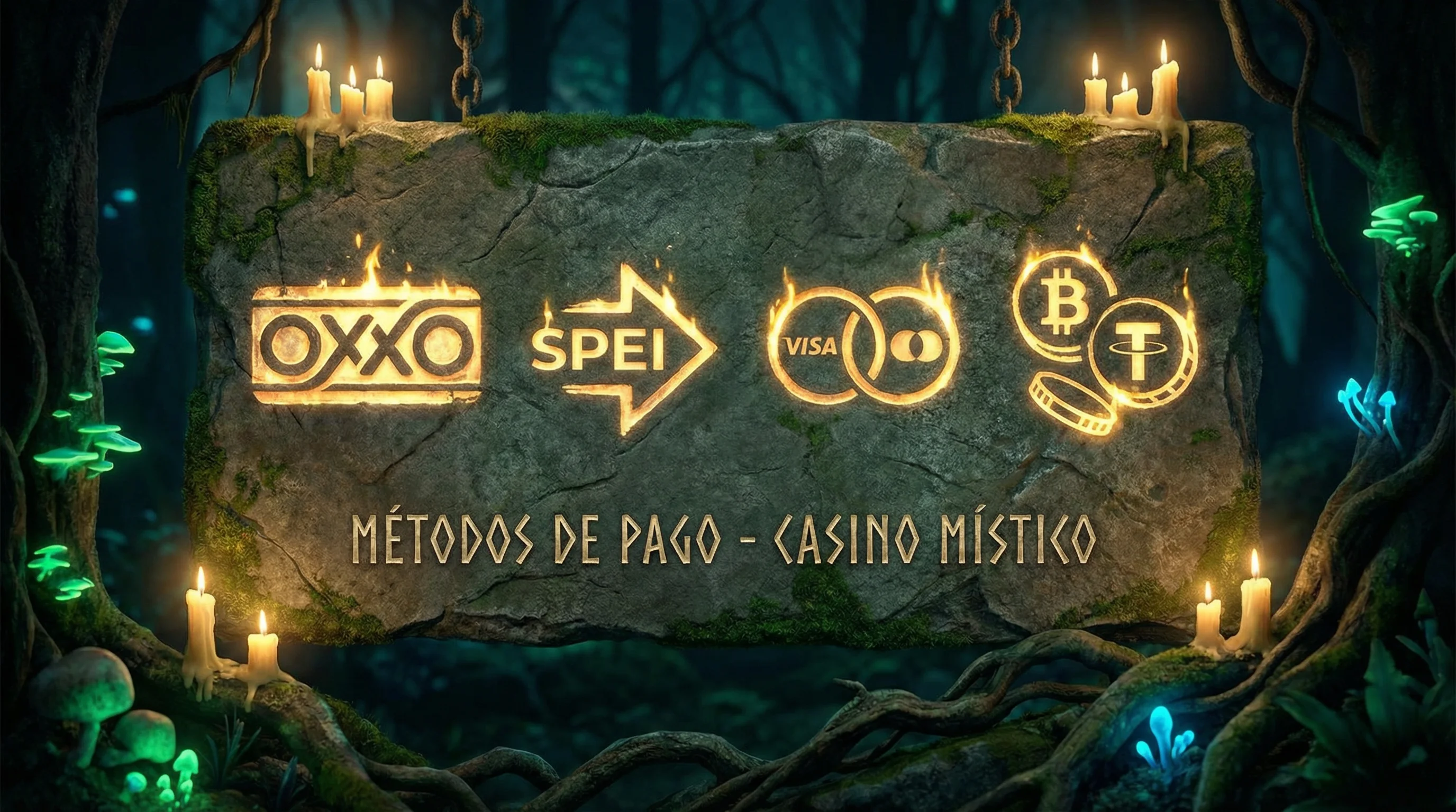 Métodos de pago OXXO SPEI Visa Bitcoin Winz Casino